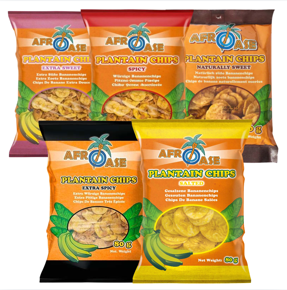 Banana Chips Variety Bundle – 5 Flavors