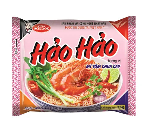acecook hao hao hot-sour 새우 맛 (77 gr)