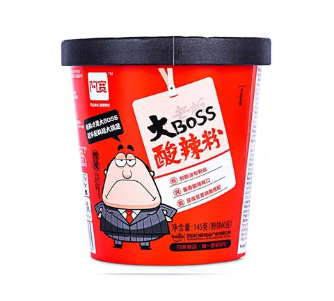 Baijia a-kuan Big Boss Hot & Sour Flavor Cup (145 g)