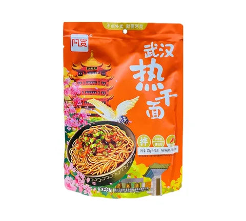 Baijia A-Kuan Hot-Dry Noodles Wuhan 스타일 (275 gr)