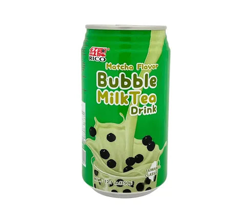 Rico Boba Bubble Milk Tea Drink Matcha Flavor (350 ml)