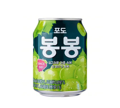 Haitai Bong Bong Grape Juice Drink With Sac (238 ml)