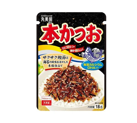 Marumiya Bonito with Roasted Sesame Furikake Rice Seasoning with Bonito Flavour (18 gr)