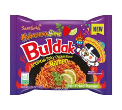 Samyang Buldak Ramen - Habanero Lime Flavour Instant Noodles (135 gr)