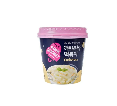 Pink Rocket Carbonara Topokki Cup (120 gr)