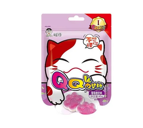 Want Want Cat Claw Grape Yogurt Gummies (45 gr)