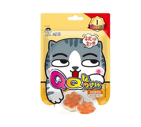 Want Want Cat Claw Orange Yogurt Gummies (45 gr)