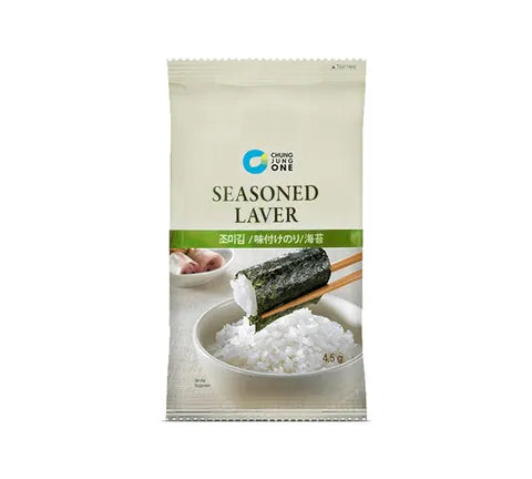 Chung Jung One Seasoned Laver Seaweed (8 x 2,3gr) (18 gr)