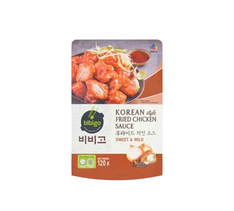 CJ Bibigo koreansk stegt kyllingesauce - sød og mild smag (120 gr)