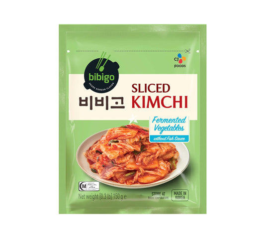 CJ Bibigo Sliced Kimchi - BBD/THT - 05-04-2024 (150 gr)