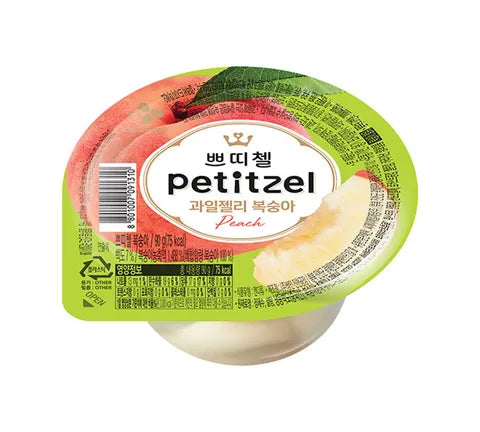 CJ Petitzel 과일 젤리 복숭아 맛 (90 gr)