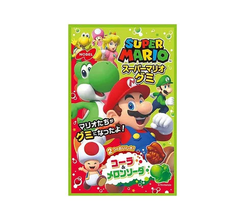 Nobel Cola Melon Soda Mario Gummies  (50 gr)