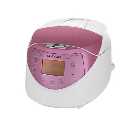 Cuckoo Rice Cooker CR-0631F 6 Persoon 1.08L Wit/rood (3600 gr)