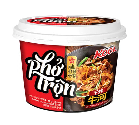 Cung Dinh Kool Rühren gebratener Reisnudel Sojasauce Geschmack Pho Tron (80 g)