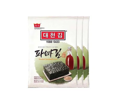 Dae Chun Roasted Seasoned Green Seaweed Full Sheet (20 gr)