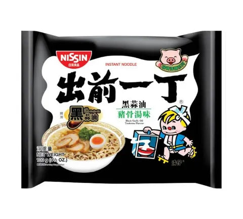 Nissin Demae Ramen Black Garlic Oil Tonkotsu Flavour (100 gr)