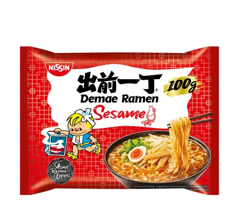 Nissin Demae Ramen Instant Noodles Sesame Flavour (100 gr)