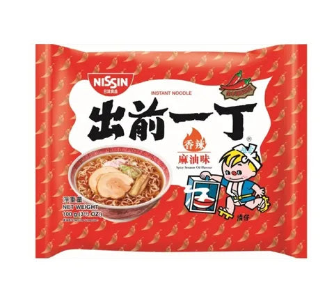 Nissin Demae Ramen Instant Noodles Spicy Sesame Oil Flavour (100 gr)