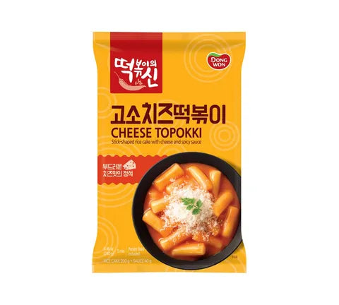 Dong Won Cheese Topokki Pouch BBD/THT 6-05-2024 (240 gr)