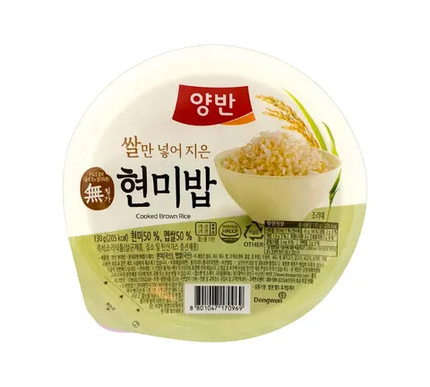 Dong won gekookte bruine rijst (130 gr)