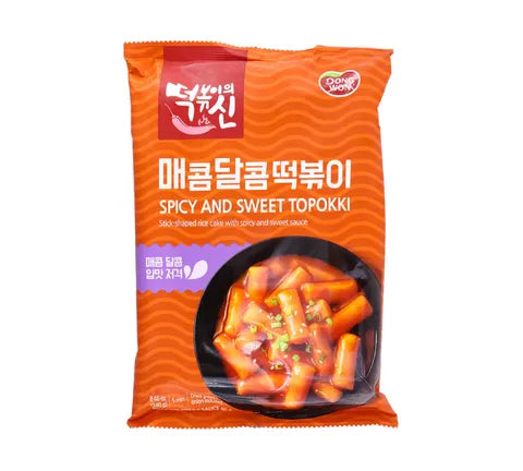 Dong Win Spicy와 Sweet Topokki Pouch (240 gr)