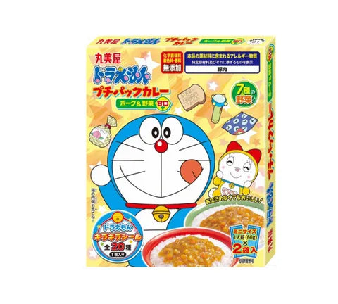 Marumiya Doraemon Mini Packs Pork & Vegetable (120 gr)