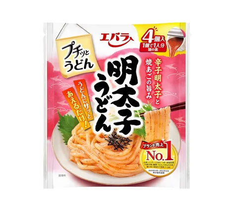 Ebara Udon Noodle Sauce - Mentaiko mit würzigem Kabeljau -Rogengeschmack (88 g)