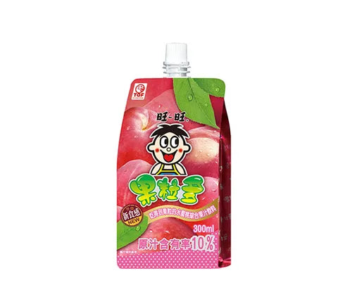 Want Want Fruit Juice with Nata de Coco Peach Flavour (300 ml)