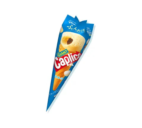 Glico Giant Fluffy Caplico Cone Choco Milk Flavour (34 gr)