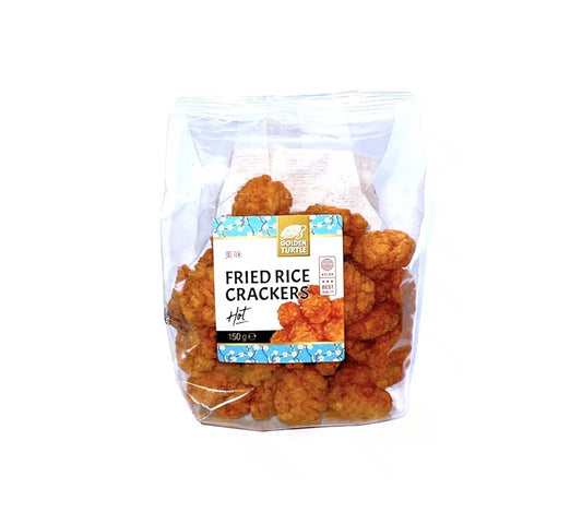 Golden Turtle Brand Fried Rice Crackers Hot (150 gr)