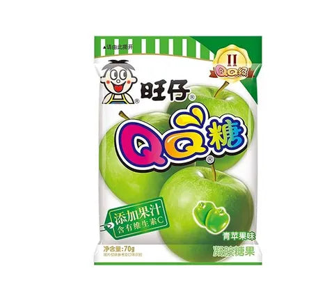 Want Want Gummy Candy with Green Apple Flavour (70 gr)