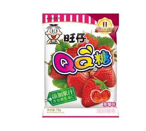 Want Want Gummy Candy with Strawberry Flavour (70 gr)