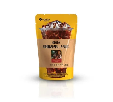 Café McNulty Ice Coffee Sweet Americano Pouch Drink (190 ml)