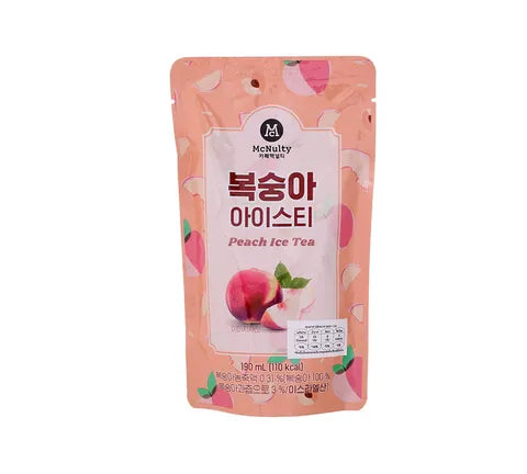 Café McNulty Ice Peach Ice Tea Pouch Drink (190 ml)