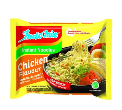 Indomie Chicken Flavor- 멀티 팩 (5 x 70 gr)