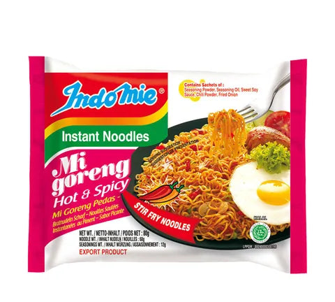 Indomie Mi Goreng Stir Fry Spicy (Pedas) (80 gr)