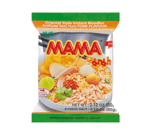 Mama Instant Noodles Tom Yum Pork Flavour (60 gr)