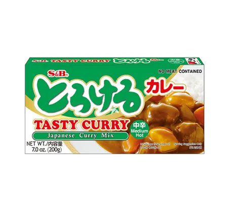 S&B Japanese Curry Mix (Medium Hot) (200 gr)