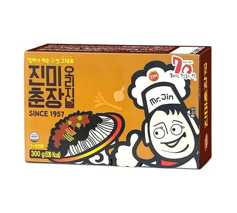 Jinmi Mr. Jin Jajangmyeon Black Bean Pasta (Chunjang) (300 Gr)