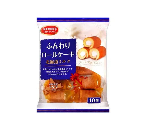 K-Ramen 케이크 롤 - 우유 맛 (10pcs.) (140 gr)