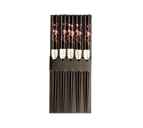 K-Ramen Japanese Chopsticks Plum Blossom 5pcs. (60 gr)