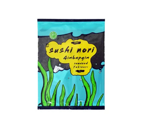 K-Ramen Sushi Nori Gimbapgim Seaweed Yakinori (10 pcs.) (25 gr)