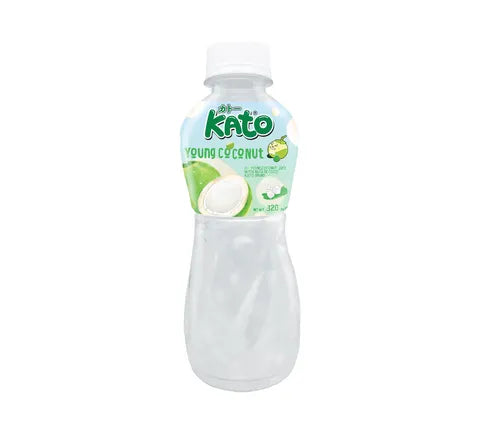 Kato Young Coconut Juice med Nata de Coco (320 ml)