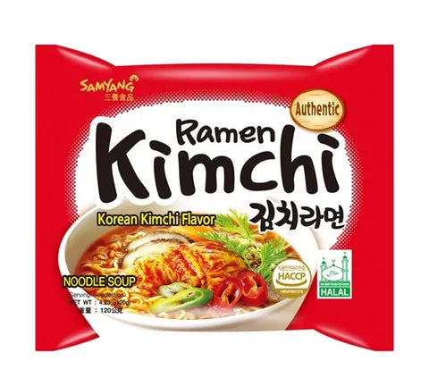 Samyang Kimchi Flavour Ramen Instant Noodle Soup (120 gr)