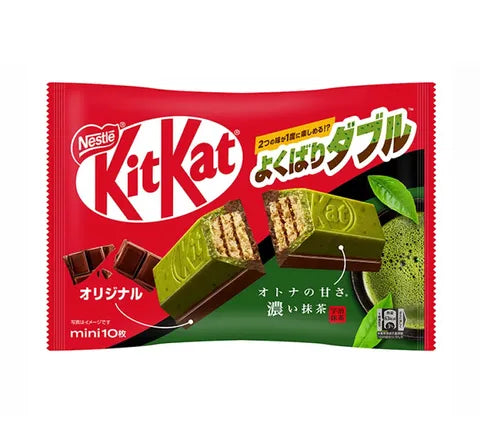 Nestle Kit Kat Chocolate Mini's - Double Layer Matcha Chocolate (118 gr)