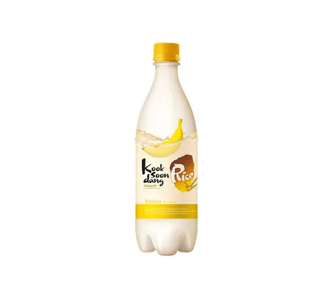 Kook Soon Dang Korean Makgeolli Rice Wine - Banana Flavour 4% (750 ml)