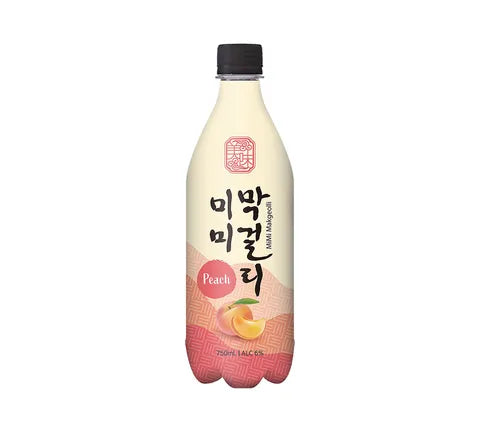 MiMi Korean Makgeolli Rice Wine - Peach Flavour (750 ml)