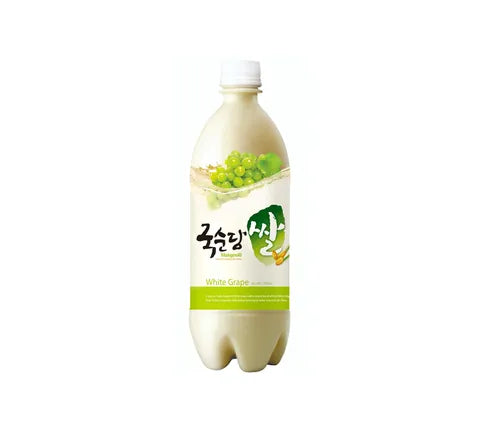 Kook Soon Dang Korean Makgeolli Rice Wine - White Grape (750 ml)