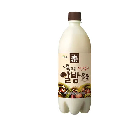 Woorisool Korean Sparkling Makgeolli - Chestnut Flavour 6% (750 ml)