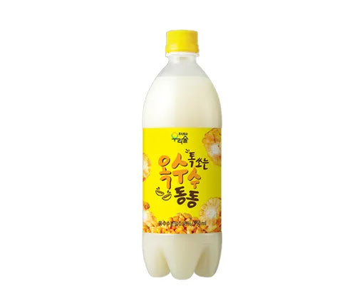 Woorisool Korean Sparkling Makgeolli - Corn Flavour 6% (750 ml)